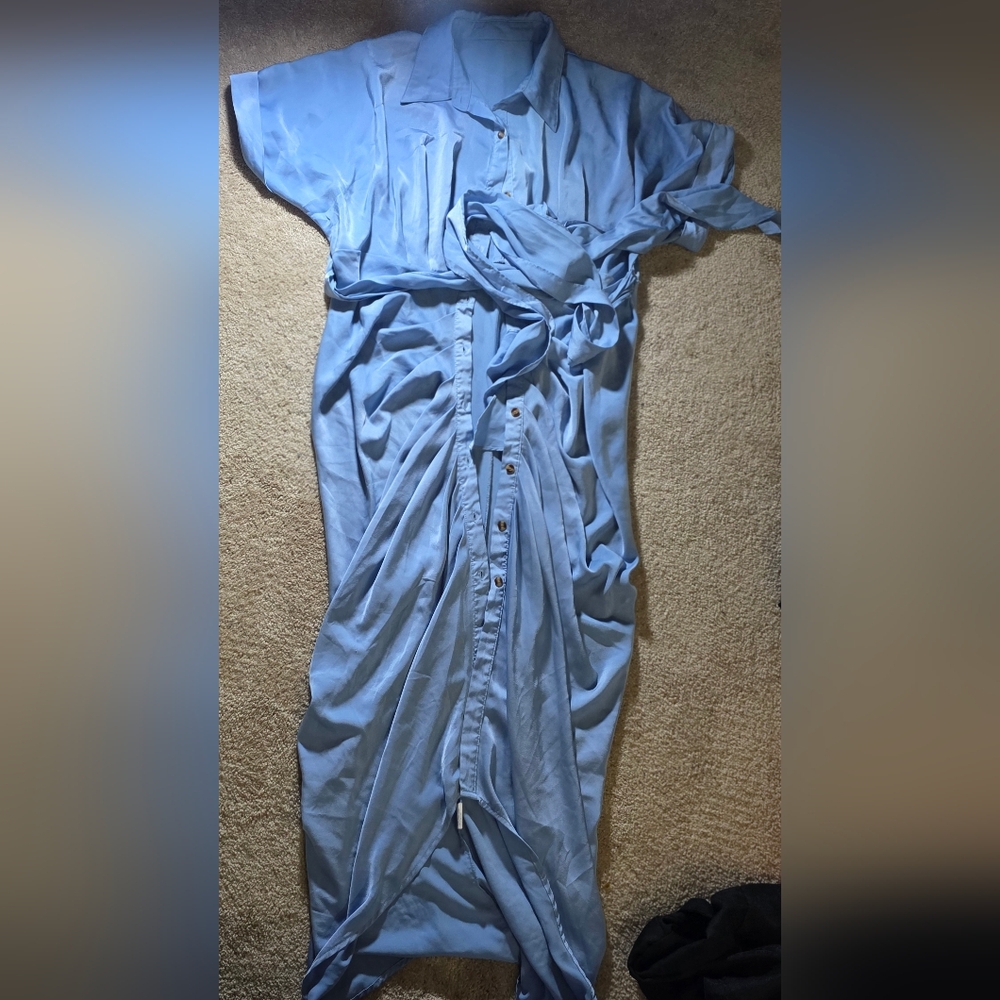 Blue summer dress